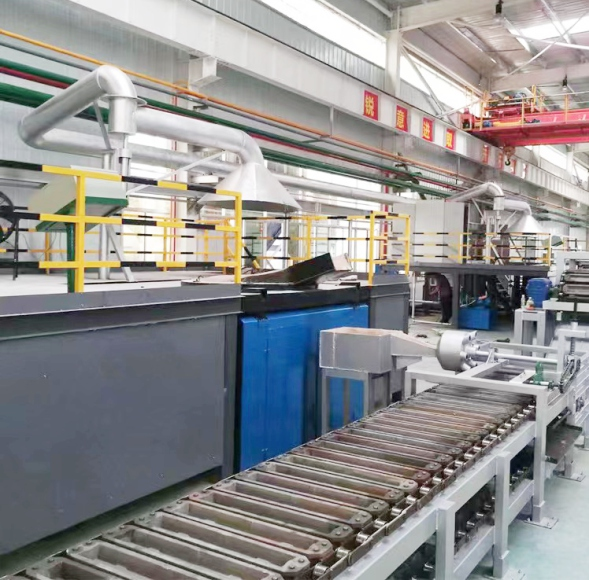 Aluminum ingot production line